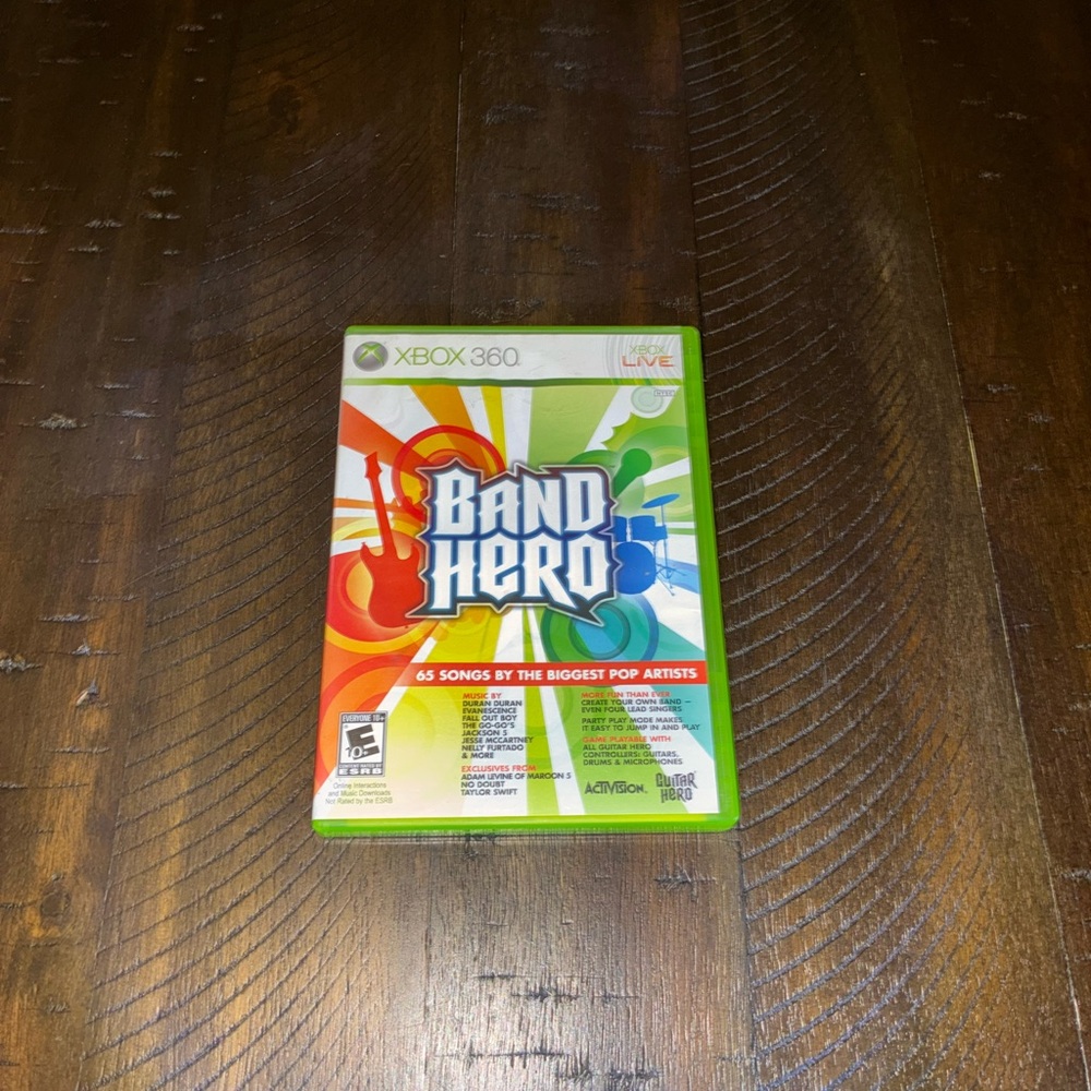 Band Hero (Microsoft Xbox 360, 2009) – Complete, Tested